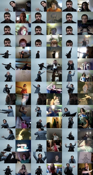 Illustration for article titled Watch the Music Video Built By 24,000 Webcam Users